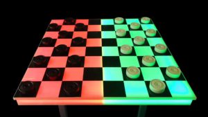 Giant LED Checkers