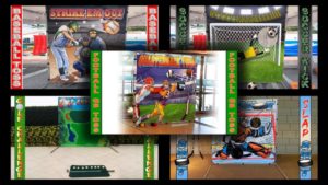 football quarterback toss throwing game in naples florida