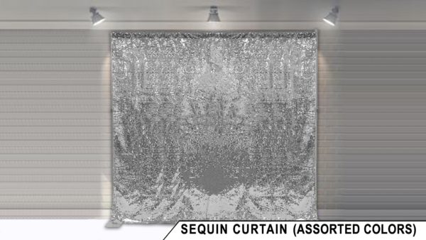 sequin backdrop display