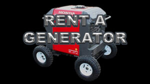 generator quiet party rental