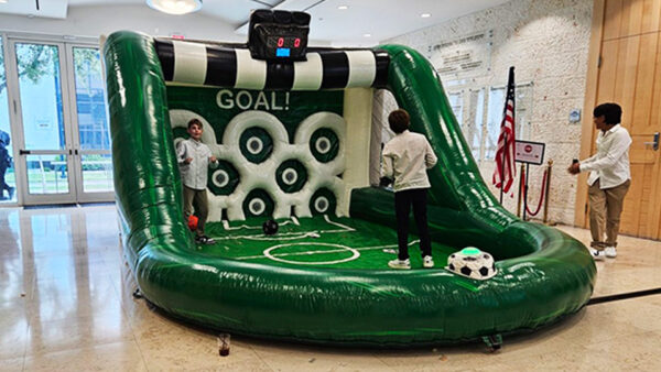 Inflatable soccer game rental in Florida
