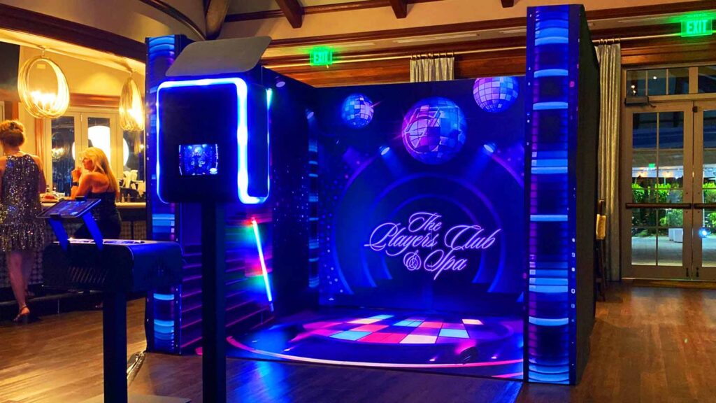 branded photo booth experience in naples, Florida