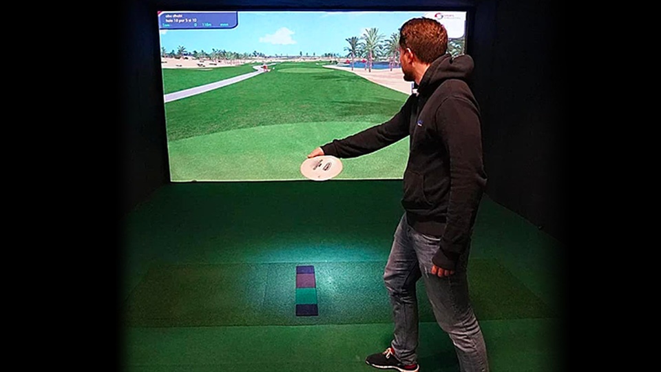Multi-Sport-Simulator-Rental-Disc-Golf-Florida Sport Simulator Disc Golf for rent in Naples Florida