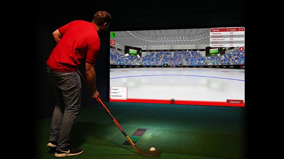 Multi-Sport-Simulator-Rental-Hockey-Naples-Florida Sport Simulator Hockey for rent in Naples Florida