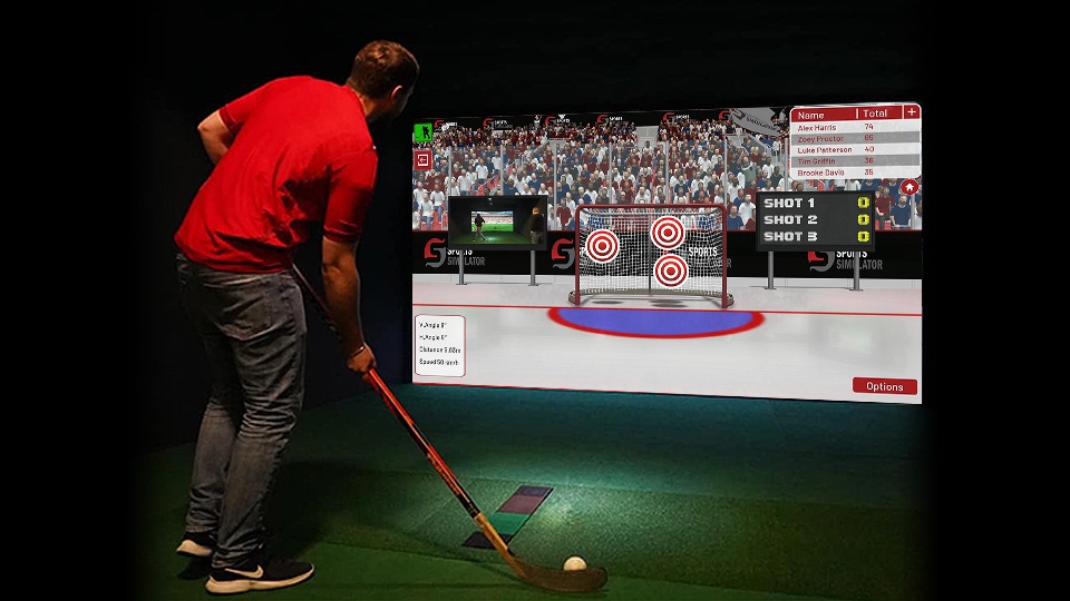 Multi-Sport-Simulator-Rental-Hockey-Florida Sport Simulator Hockey for rent in Naples Florida