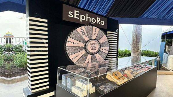 prize wheel with counter display