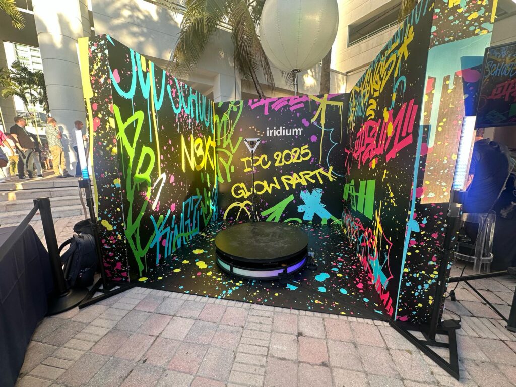 custom branded 3D photo booth enclosure for 360 booth in Naples, Florida