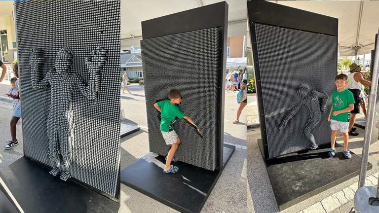 giant pin art game party rental in Naples, Florida