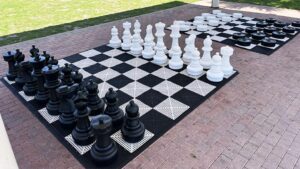 giant checkers chess party rental naples florida